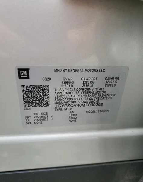 1GYFZCR40MF000293